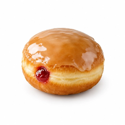 Kwik Trip Donut Bismark Jelly Filled Maple Flavored Icing