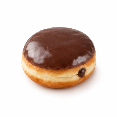 Kwik Trip Donut Bismark Triple Chocolate with Icing
