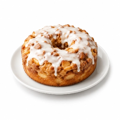 Kwik Trip Donut Cake Apple Crisp with Sno White Icing