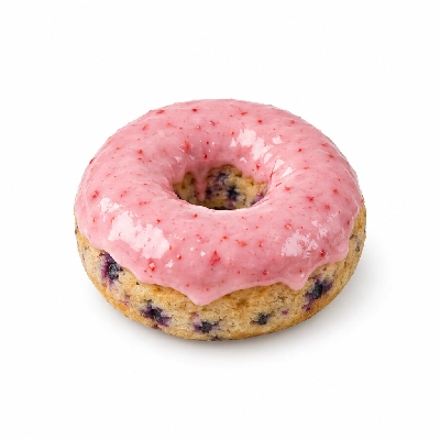 Kwik Trip Donut Cake Blueberry with Strawberry Flavored Icing