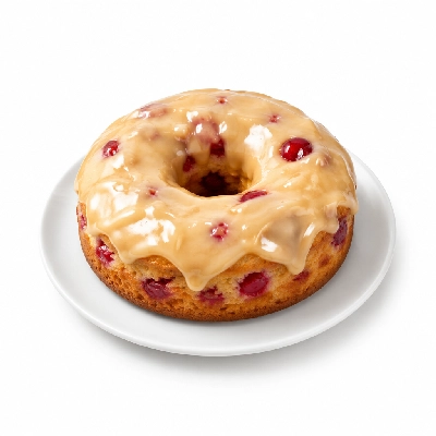 Kwik Trip Donut Cake Cherry with Maple Cream Flavored Icing