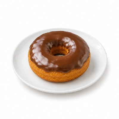 Kwik Trip Donut Cake Pumpkin with Chocolate Flavored Icing