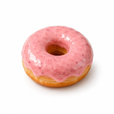 Kwik Trip Donut Cake (Regular) Strawberry Flavored Icing