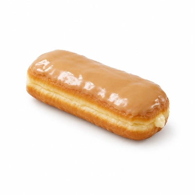 Kwik Trip Donut Long John Filled Maple Cream Flavored Icing