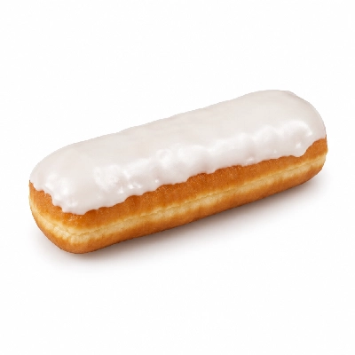 Kwik Trip Donut Long John Filled Sno White Icing