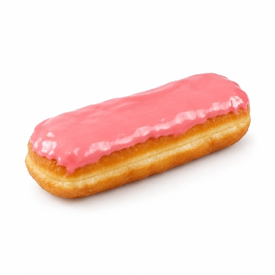 Kwik Trip Donut Long John Filled Strawberry Flavored Icing