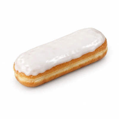 Kwik Trip Donut Long John Unfilled Sno White