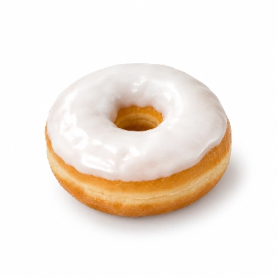 Kwik Trip Donut Persian Sno White Icing