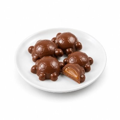 Kwik Trip Frozen Yogurt Bar Toppers Caramel Filled Mini Turtles