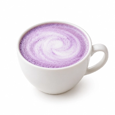 Kwik Trip Hot Drink Cappuccino Blueberry 16 Fl Oz