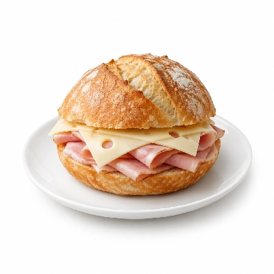 Kwik Trip Hot Spot Sandwiches Ham Swiss Cheese on Sourdough Bun