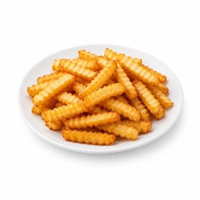 Kwik Trip Hot Spot Snacks Crinkle Cut French Fries (Fried)