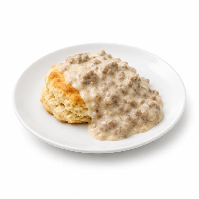 Kwik Trip Hs Breakfast Sausage Gravy & Biscuit (Half Order)