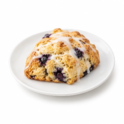 Kwik Trip Pastry Scone Blueberry Lemon Filled with Icing