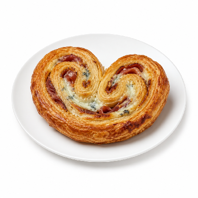 La Madeleine Baked Goods Bleu Cheese & Prosciutto Palmier