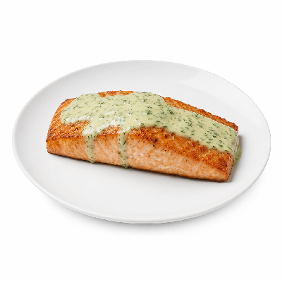 La Madeleine Entrees Roasted Salmon and Dill Sauce