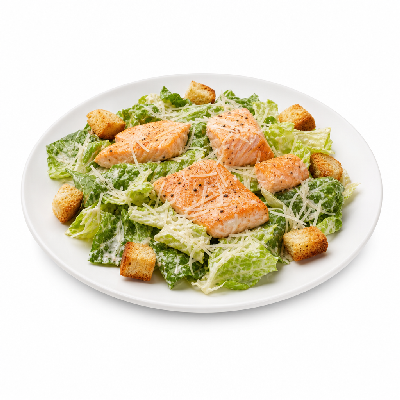 La Madeleine Fresh Salades Salmon Caesar Entree