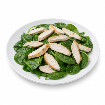 La Madeleine Fresh Salades Spinach with Chicken Cafe Size
