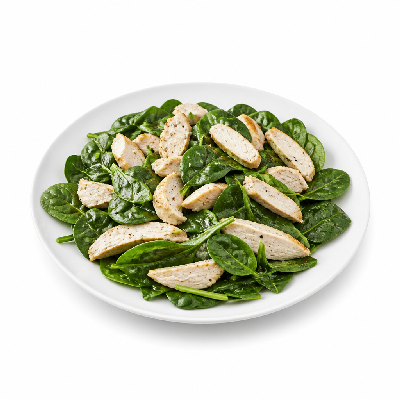 La Madeleine Fresh Salades Spinach with Chicken Entree Size