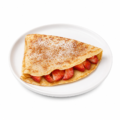 La Madeleine Le Children's Menu Cinnamon Strawberry Crepe
