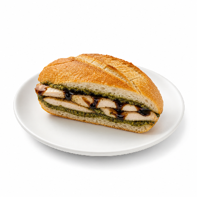 La Madeleine Les Sandwiches Half Bistro Balsamic Chicken and Pesto Half