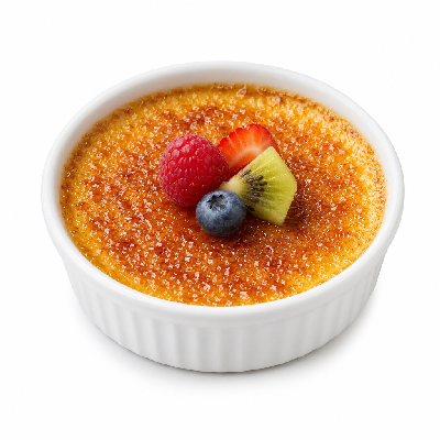 La Madeleine Patisserie Mini Vanilla and Fruit Creme Brulee