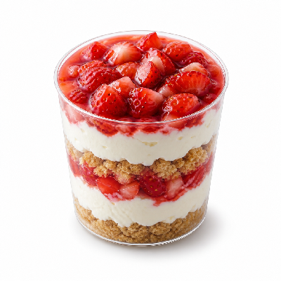 La Madeleine Patisserie Strawberry Cheesecake Parfait