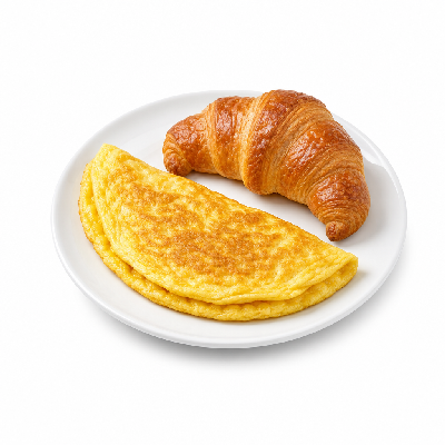 La Madeleine Petit Dejeuner Bonjour Omelette with Croissant