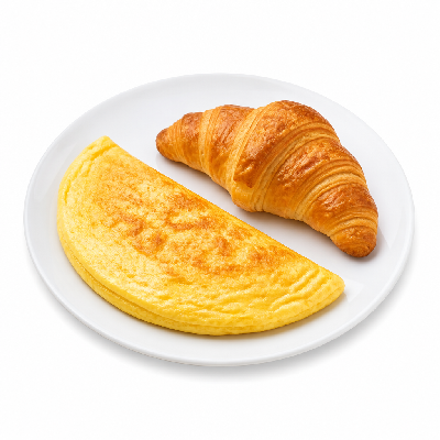 La Madeleine Petit Dejeuner Custom Omelette with Croissant