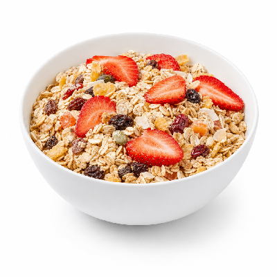 La Madeleine Petit Dejeuner Muesli with Strawberries