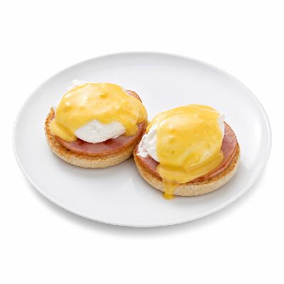 La Madeleine Petit Dejeuner Parisian Eggs Benedict