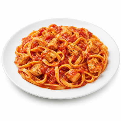 La Madeleine Plats De Pasta Tomato Provencal with Chicken