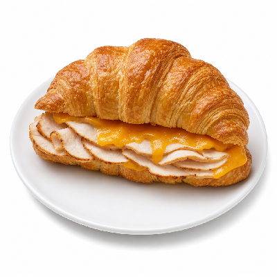 La Madeleine Turkey & Cheddar Croissant