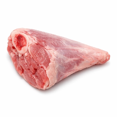 Lamb australian imported fresh leg shank half separable lean only trimmed to 1/8" fat raw