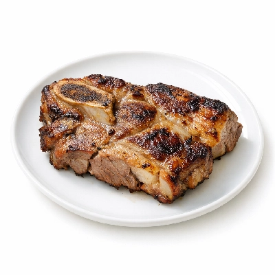 Lamb australian imported fresh shoulder blade separable lean and fat trimmed to 1/8" cooked broiled