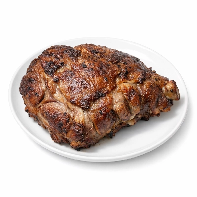 Lamb australian imported fresh shoulder whole arm and blade separable lean fat trimmed to 1/8" cooked