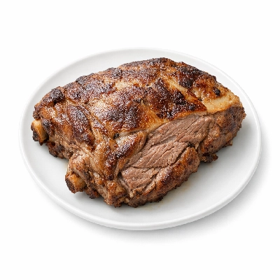 Lamb australian imported fresh shoulder whole arm and blade separable lean only trimmed to 1/8" fat cooked