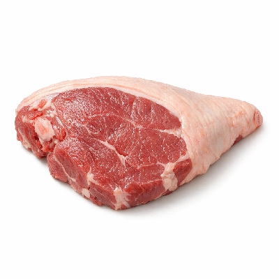Lamb domestic leg sirloin half separable lean and fat trimmed to 1/4" choice raw