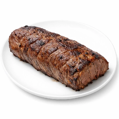 Lamb domestic loin separable lean only trimmed to 1/4" fat choice cooked roasted