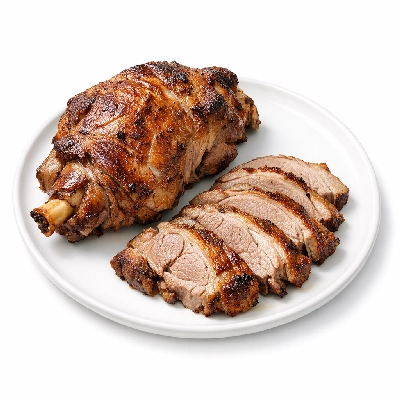 Lamb domestic shoulder arm separable lean only trimmed to 1/4" fat choice cooked roasted