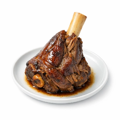 Lamb new zealand imported frozen foreshank separable lean only cooked braised