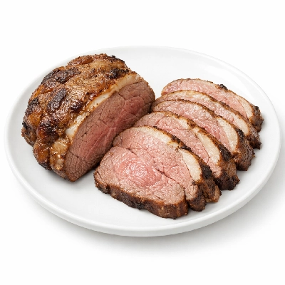 Lamb new zealand imported frozen composite of trimmed retail cuts separable fat cooked