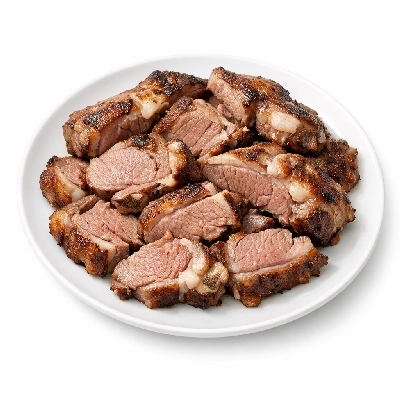 Lamb new zealand imported frozen composite of trimmed retail cuts separable lean and fat cooked
