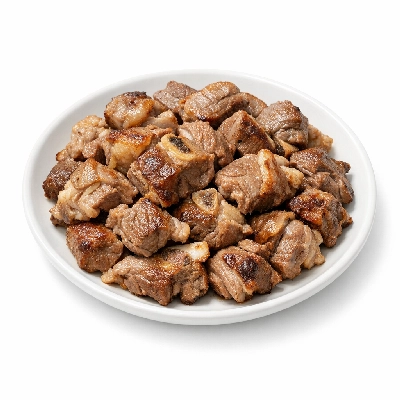Lamb new zealand imported frozen composite of trimmed retail cuts separable lean and fat to 1/8" cooked