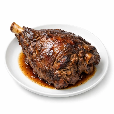 Lamb new zealand imported frozen shoulder whole arm and blade separable lean only cooked braised