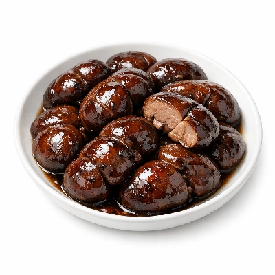 Lamb variety meats and by-products kidneys cooked braised