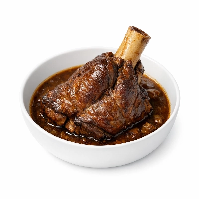 Lamb veal & game foreshank osso buco separable lean only cooked braised