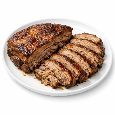 Lamb veal & game new zealand imported breast separable lean only cooked braised