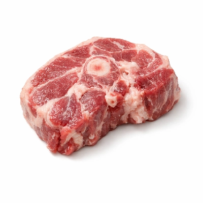 Lamb veal & game new zealand imported neck chops separable lean and fat raw