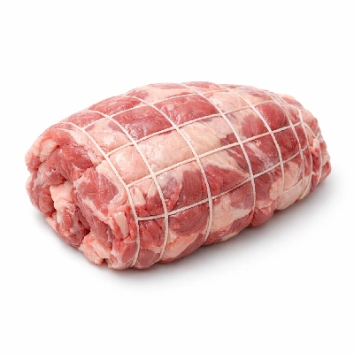 Lamb veal & game new zealand imported netted shoulder rolled boneless separable lean only raw
